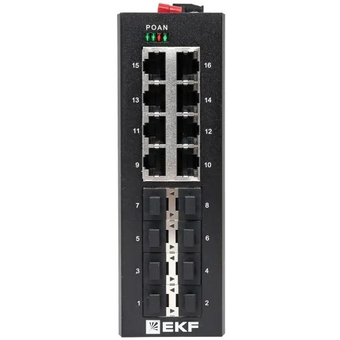  Коммутатор промышленный неуправляемый EKF TSX-U-8GX/SFP-8GT U-8GX/SFP-8GT 8 портов 1000Base-X SFP 8 портов 10/100/1000Base-T(X) RJ45 