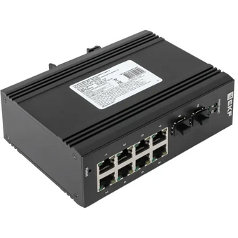 Коммутатор промышленный управляемый EKF TSX-ML2-2GX/SFP-8GT уровня L2 2 порта 1000Base-X SFP 8 портов 10/100/1000Base-T(X) RJ45 монтаж на DIN-рейку 