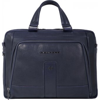  Сумка деловая Piquadro Carl CA4098S129/BLU кожа натуральная темно-синий 