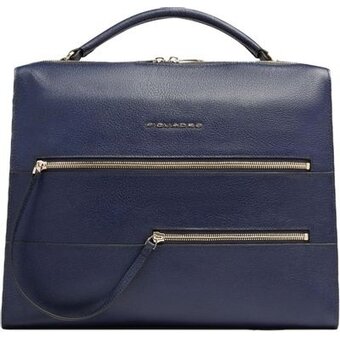  Сумка деловая Piquadro Patricia CA4098W140/BLU женская кожа натуральная синий 