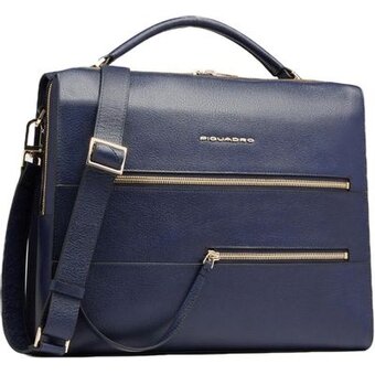  Сумка деловая Piquadro Patricia CA4098W140/BLU женская кожа натуральная синий 