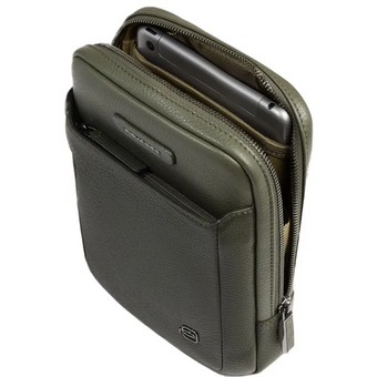  Сумка Piquadro Modus CA3084MOS/VEVE мужская, кожа натуральная, оливковый 