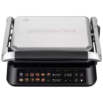  Электрогриль Polaris PGP 3018 серебристый/черный 