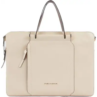  Сумка деловая Piquadro Circle CA4021W92/BECU женская кожа натуральная бежевый 