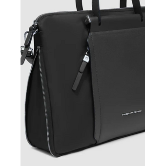  Сумка деловая Piquadro Lyra CA4021W92T/N женская ткань переработанная черный 