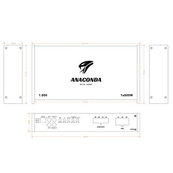  Автоусилитель DL Audio Anaconda 1.800 