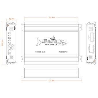  Автоусилитель DL Audio Barracuda 1.900 V.2 