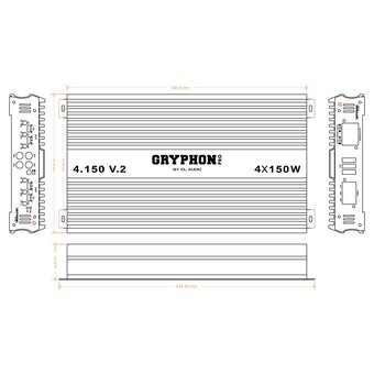  Автоусилитель DL Audio Gryphon Pro 4.150 V.2 