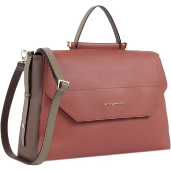  Сумка деловая Piquadro Circle BD6778W92/ARTM женская кожа натуральная терракотовый/кофейный 