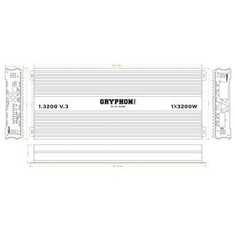  Автоусилитель DL Audio Gryphon Pro 1.3200 V.3 