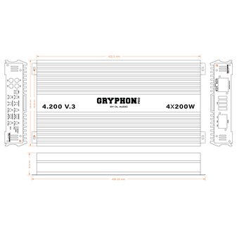  Автоусилитель DL Audio Gryphon Pro 4.200 V.3 