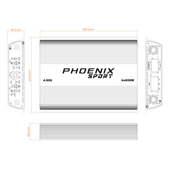  Автоусилитель DL Audio Phoenix Sport 4.600 
