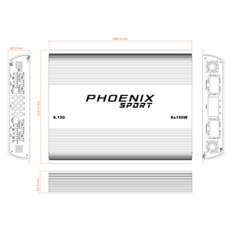  Автоусилитель DL Audio Phoenix Sport 8.150 