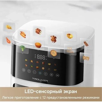  Аэрофритюрница Trouver Air Fryer FD10 Pro Max White 