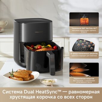  Аэрофритюрница Trouver Air Fryer FD10s Pro Black (FD10 Pro) 