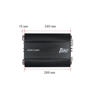  Автоусилитель AMP Mass 1.1000 