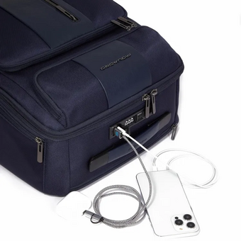  Чемодан Piquadro Brief2 BV6271BR2/BLU 40х20х55 см, синий 