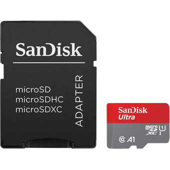  Карта памяти SanDisk Ultra microSDXC 64GB (SDSQUAB-064G-GN6MA) Class 10, UHS-I, R 140 МБ/с 