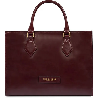  Сумка The Bridge Ida 04101501/YF женская, кожа натуральная, бордовый 