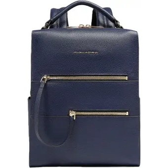  Рюкзак Piquadro Patricia CA6771W140/BLU темно-синий натуральная кожа 