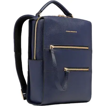  Рюкзак Piquadro Patricia CA6771W140/BLU темно-синий натуральная кожа 