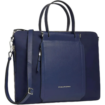  Сумка деловая Piquadro Lyra CA4021W92T/BLU женская ткань переработанная темно-синий 
