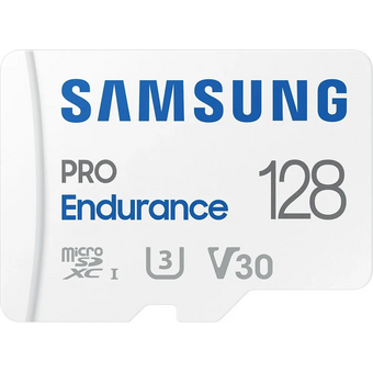  Карта памяти Samsung MB-MJ128KA Pro Endurance microSDXC 128GB V30 + adapter 