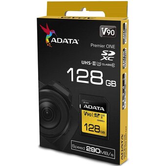  Карта памяти A-DATA ASDX128GUII3CL10-C 128GB microSDXC Class 10 UHS-II U3 V30 A2 290/260 MB/s 