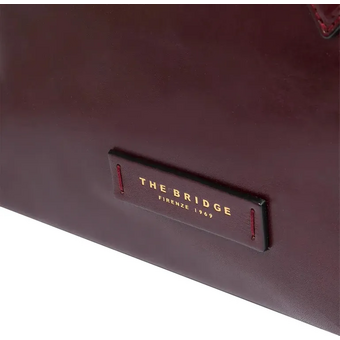  Сумка The Bridge Ida 04101501/YF женская, кожа натуральная, бордовый 