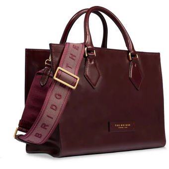  Сумка The Bridge Ida 04101501/YF женская, кожа натуральная, бордовый 