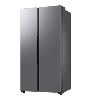  Холодильник Samsung RS70F65QETEO серебристый 