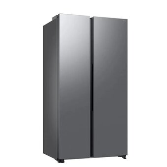  Холодильник Samsung RS70F65QETEO серебристый 