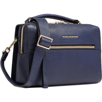  Сумка Piquadro Patricia BD6954W140/BLU женская кожа натуральная темно-синий 