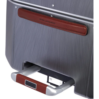  Чемодан Piquadro PQ-LM BV5213PQLM/NCU 42х37х80 см, 5.6кг, серебристый 