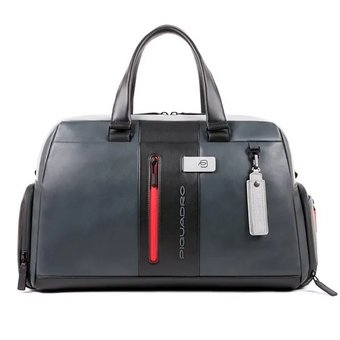  Сумка дорожная Piquadro Urban BV4447UB00/GRN унисекс, кожа натуральная, серый /черный 