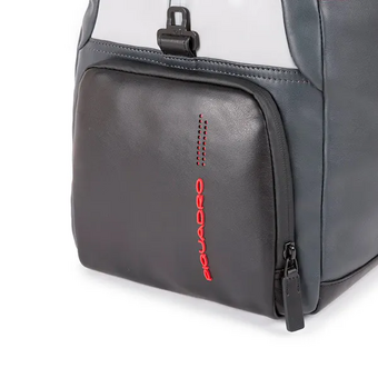  Сумка дорожная Piquadro Urban BV4447UB00/GRN унисекс, кожа натуральная, серый /черный 