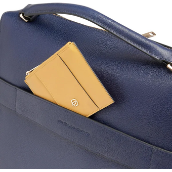  Сумка деловая Piquadro Patricia CA6774W140/BLU кожа натуральная темно-синий 