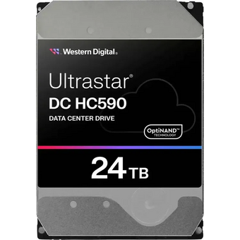  HDD WD Ultrastar DC HC590 WUH722624ALE6L4 (0f65684), 24ТБ, SATA III, 3.5" 