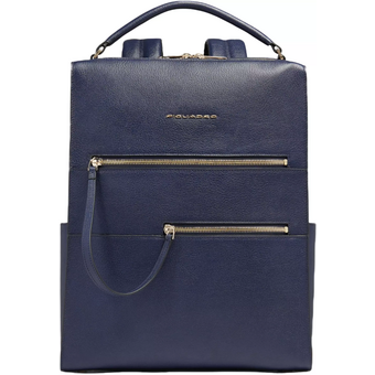  Рюкзак Piquadro Patricia CA6839W140BM/BLU темно-синий натуральная кожа 