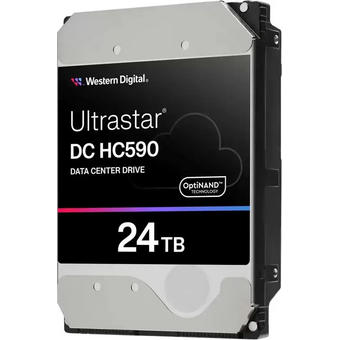  HDD WD Ultrastar DC HC590 WUH722624ALE6L4 (0f65684), 24ТБ, SATA III, 3.5" 