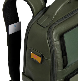  Рюкзак Piquadro Ael CA6923S142/VE зеленый тимьяновый натуральная кожа 