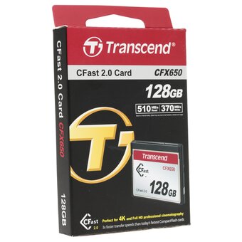  Карта памяти Transcend TS128GCFX650 CFast2.0 128GB 510Mb/s 