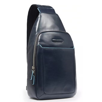  Рюкзак слинг Piquadro Blue Square Revamp CA5577B2V/BLU синий кожа 