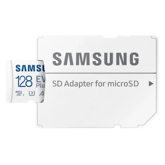  Карта памяти Samsung Evo Plus (MB-MC128SA/CN) microSDXC 128GB Class 10, A2, V30, UHS-I, W 90 МБ/с, R 160 МБ/с 
