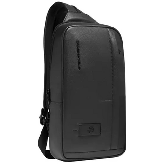  Рюкзак слинг Piquadro Russel CA6764W137/N черный кожа 