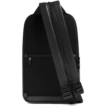  Рюкзак слинг Piquadro Russel CA6764W137/N черный кожа 