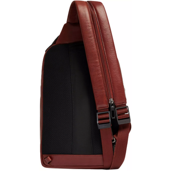  Рюкзак слинг Piquadro Solm CA7028S141/CU табачный натуральная кожа 