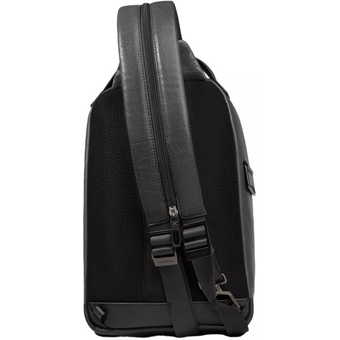  Рюкзак слинг Piquadro Solm CA7028S141/N черный натуральная кожа 