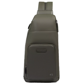  Рюкзак слинг Piquadro Modus Special CA5577MOS/VEVE оливковый натуральная кожа 