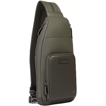  Рюкзак слинг Piquadro Modus Special CA5577MOS/VEVE оливковый натуральная кожа 